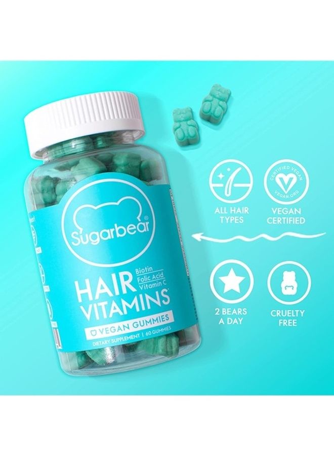 شوجر بير فيتامينز Women's Multivitamin And Hair Vitamins Set 120 Gummies - Image 4